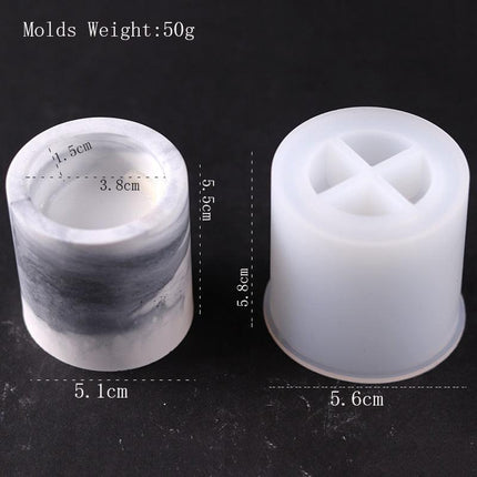 Round Silicone Molds for Creative Candle Jars and Stylish Plant Pots: Elevate Your Home Decor Projects - Très Elite