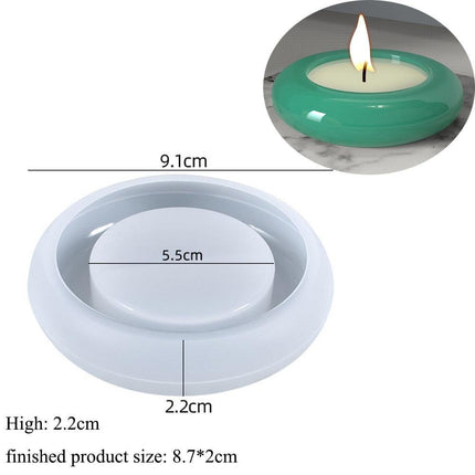 Round Silicone Molds for Creative Candle Jars and Stylish Plant Pots: Elevate Your Home Decor Projects - Très Elite