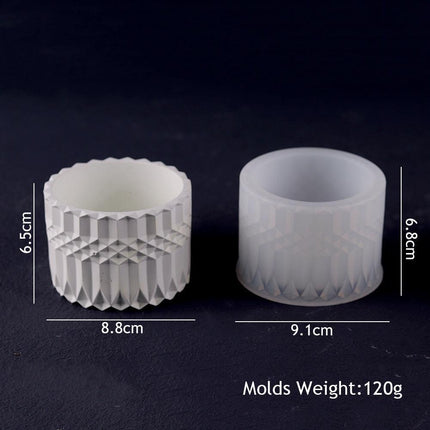 Round Silicone Molds for Creative Candle Jars and Stylish Plant Pots: Elevate Your Home Decor Projects - Très Elite