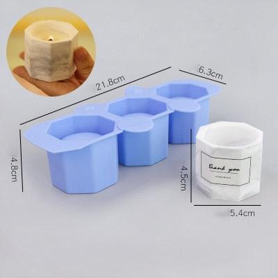 Round Silicone Molds for Creative Candle Jars and Stylish Plant Pots: Elevate Your Home Decor Projects - Très Elite