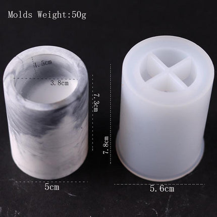 Round Silicone Molds for Creative Candle Jars and Stylish Plant Pots: Elevate Your Home Decor Projects - Très Elite