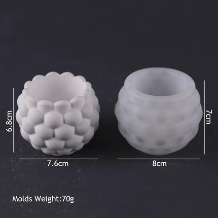 Round Silicone Molds for Creative Candle Jars and Stylish Plant Pots: Elevate Your Home Decor Projects - Très Elite