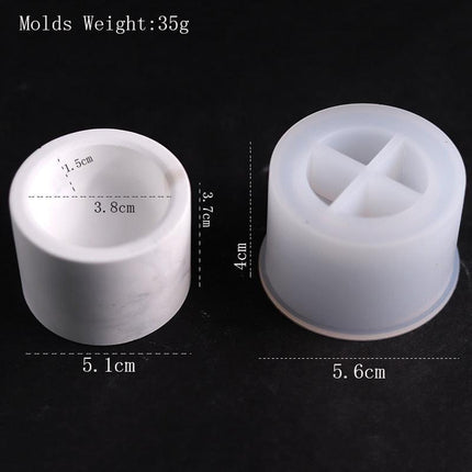 Round Silicone Molds for Creative Candle Jars and Stylish Plant Pots: Elevate Your Home Decor Projects - Très Elite