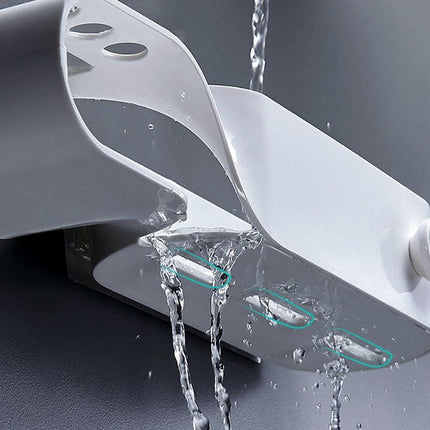 S-Shaped Space-Saving Shower Storage Rack: Waterproof Bathroom Organizer