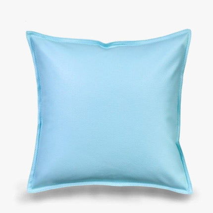 Stylish Faux Leather Cushion Cover - Elegant Accent for Modern Interiors