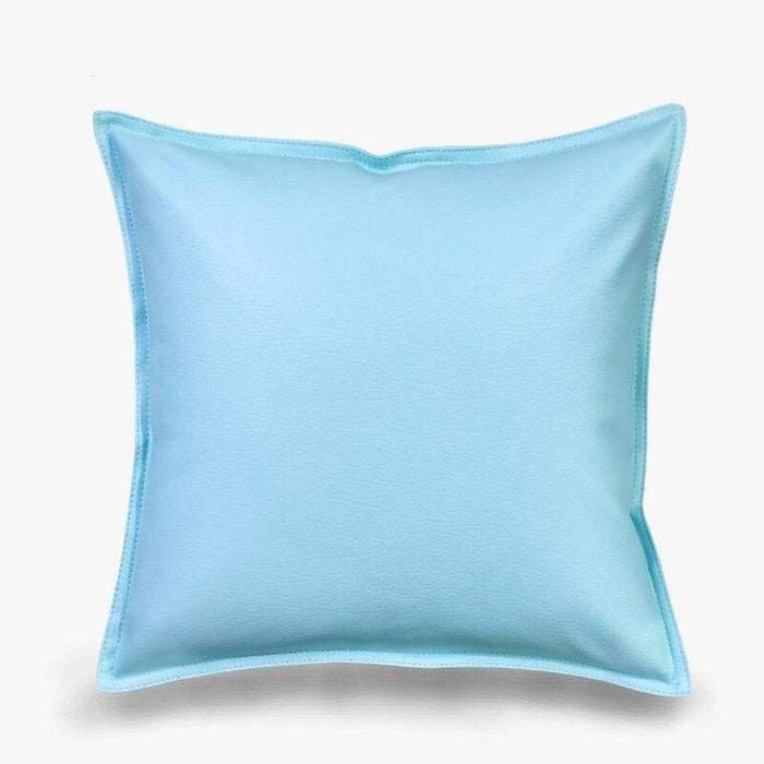 Stylish Faux Leather Cushion Cover - Elegant Accent for Modern Interiors