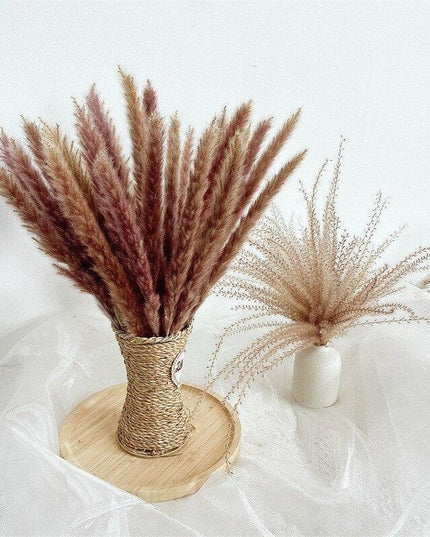 Chic Pampas Grass Home Decor Set - 15 Beautiful Dried Bouquets