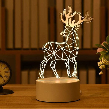 Enchanting 3D Illusion LED Night Light - Illuminate Your Space with Wonder