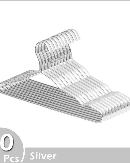 Luxury Aluminum Alloy Closet Hangers - Set of 10