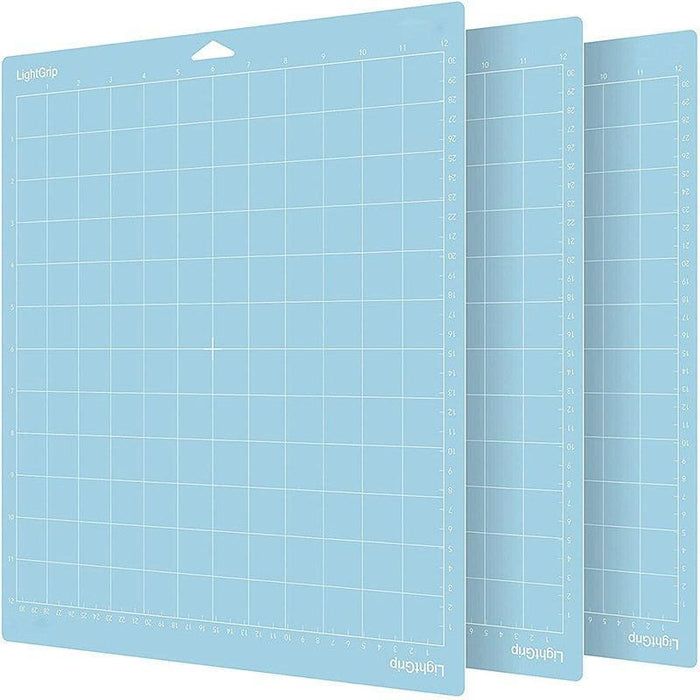 Enhance Your Crafting Journey with the Colorful 3-Piece Adhesive Cutting Mat Set for Cricut/Cameo 4