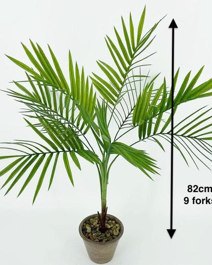 Exotic Paradise: Realistic Lifelike Artificial Palm Leaf Plants - Premium Collection