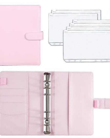 Chic A6 Budget Planner with Stylish Zip Pockets for Effortless Financial Management 📔🔖