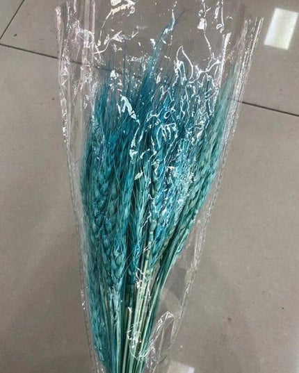 Golden Wheat Ear Dried Bouquet Collection - 45 Natural Stalks