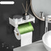 Adhesive Toilet Tissue Holder Stand for Easy Installation