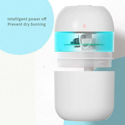USB Mini Water Droplet Humidifier - Stylish Air Moisturizer for Home and Office Use