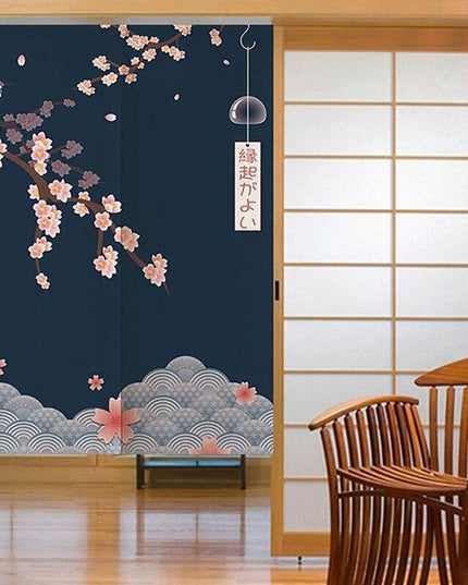 Elegant Japanese Noren Curtain: Premium Polyester Door Decor for a Stylish Upgrade