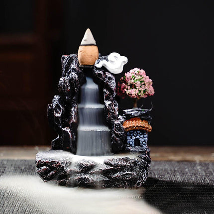 Tranquil Waters Backflow Incense Burner - Elevate Your Environment with Style and Purity