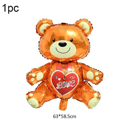 Romantic Red Heart Foil Balloon: Heartfelt Love Letter Design for Unforgettable Celebrations