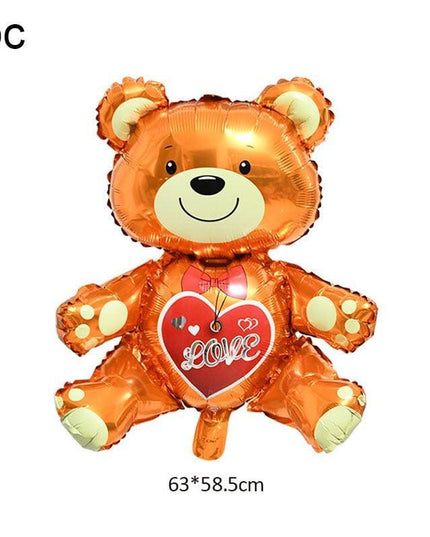 Romantic Red Heart Foil Balloon: Heartfelt Love Letter Design for Unforgettable Celebrations