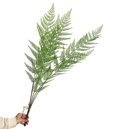 Nordic Serenity: Luxurious Faux Fern Leaf Plant for Elegant Home Styling