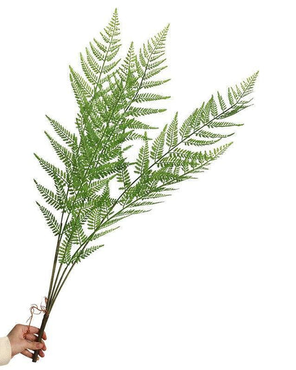 Nordic Serenity: Luxurious Faux Fern Leaf Plant for Elegant Home Styling