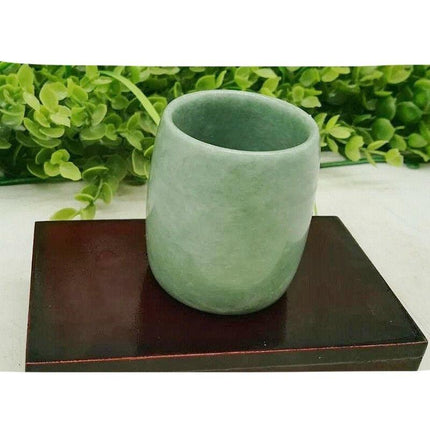 Handcrafted Elegance: Chinese Green Jade Tea Cup Set for an Elevated Brewing Experience