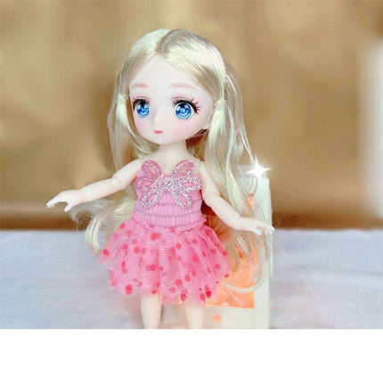 Magical Miniature Princess Doll Fashion Adventure Set - Unleash Your Imagination!