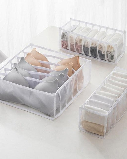 Nylon Closet Organization System with Enhanced Storage and Ventilation