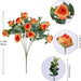 Elegant Artificial Eucalyptus Rose Floral Arrangement - Timeless Charm
