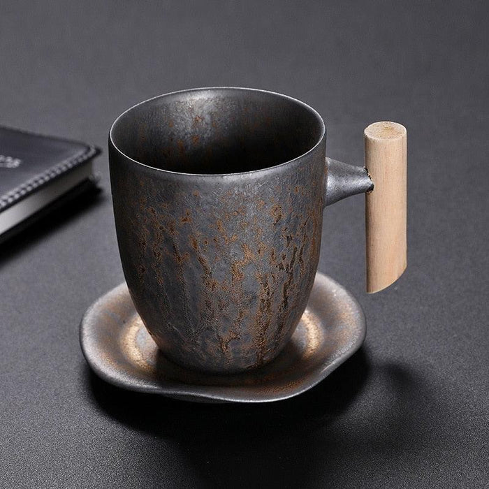 Japanese Vintage Style Artisan Ceramic Coffee & Tea Mug Collection