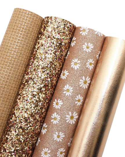 Glamorous Faux Leather DIY Crafting Kit: Sparkle & Shine Bundle