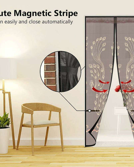 Magnetic Insect Defense Mesh Door for Ultimate Home Comfort