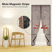 Mesh Net Screen Door - Magnetic Closure Insect Barrier for Home