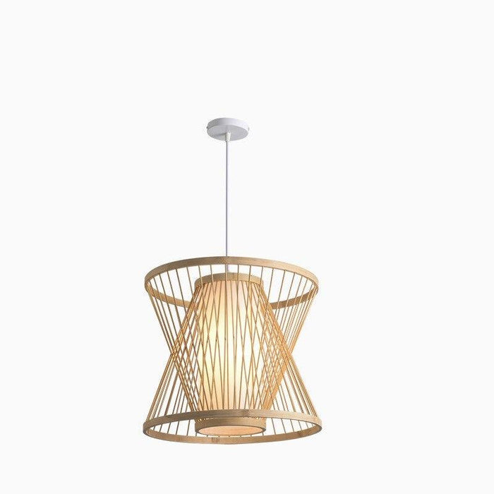 Art hand woven bamboo ceiling chandelier, home, garden, restaurant, study, bedroom ceiling lamp decoration lamps-0-Très Elite-G 60x50cm-Très Elite