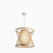 Art hand woven bamboo ceiling chandelier, home, garden, restaurant, study, bedroom ceiling lamp decoration lamps-0-Très Elite-G 60x50cm-Très Elite