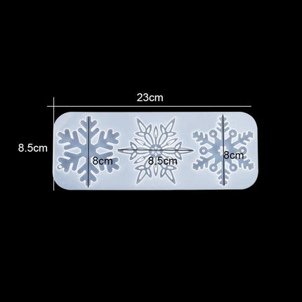 Charming Snowflake DIY Craft Set for Unique Christmas Jewelry and Ornaments