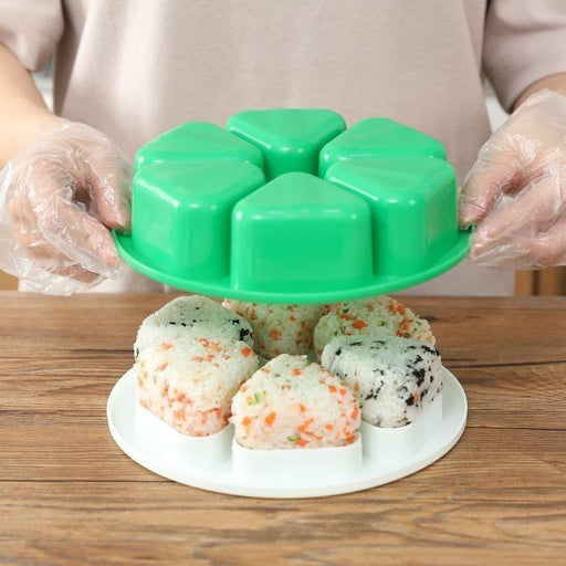 Effortlessly Shape Triangle Onigiri Rice Balls with the Convenient Sushi Mold