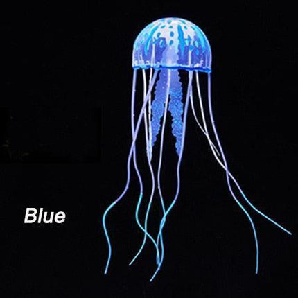 Glowing Jellyfish Aquarium Ornament for Enchanting Underwater Decor