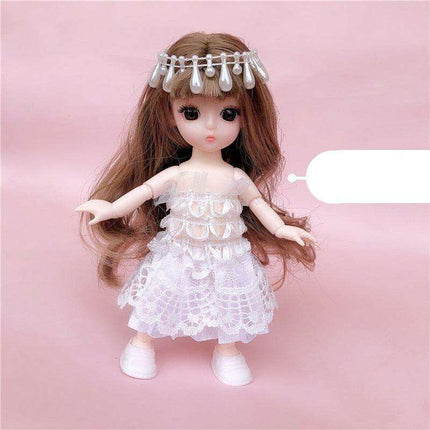 Magical Miniature Princess Doll Fashion Adventure Set - Unleash Your Imagination!