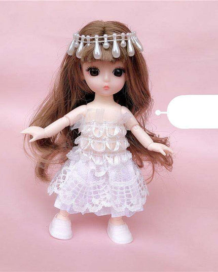 Magical Miniature Princess Doll Fashion Adventure Set - Unleash Your Imagination!