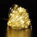 Illuminate Your Festive Space with Elegant Yellow LED Copper Wire Lights