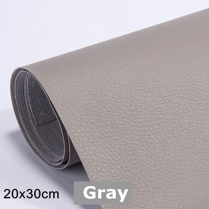 Jumbo XL Luxe Litchi Leather Repair Stickers - Stylish Solutions for Elegant Furniture Fixes
