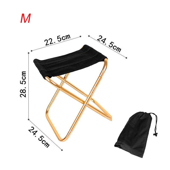 Portable Folding Chair Set with Convenient Storage Pouch for Outdoor Adventures