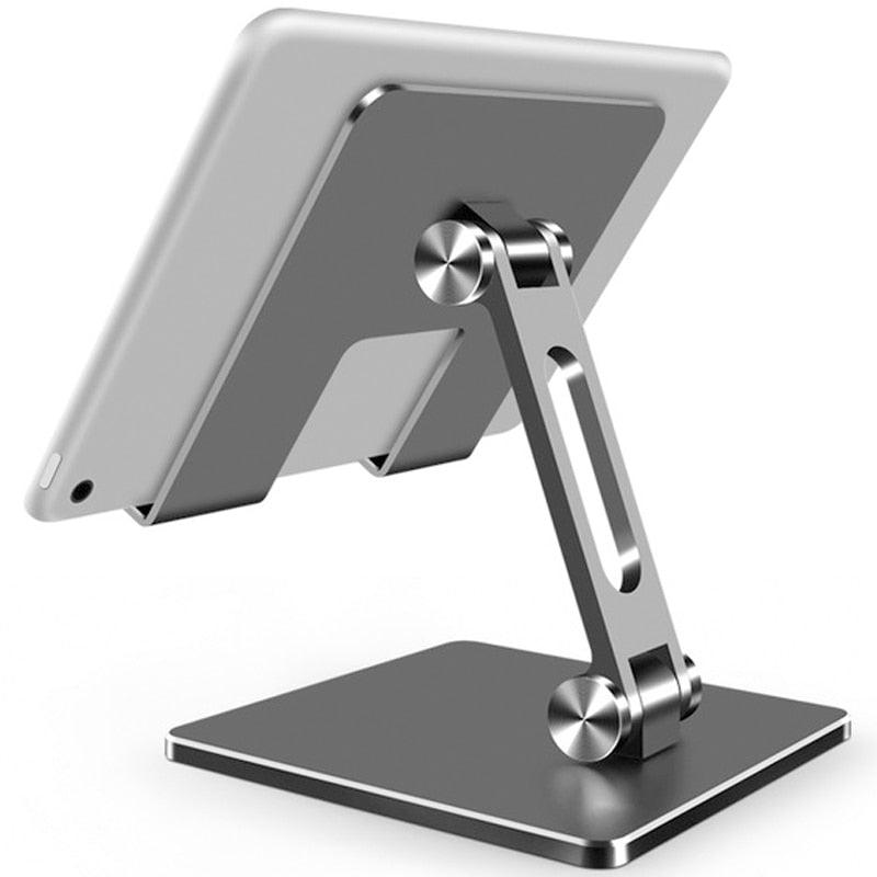 Metal Desk Mobile Phone Holder Stand For iPhone iPad Xiaomi Adjustable Desktop Tablet Holder Universal Table Cell Phone Stand-0-Très Elite-gray small size-Très Elite