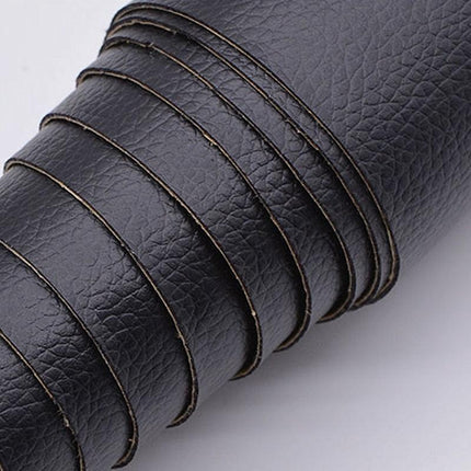 Jumbo XL Luxe Litchi Leather Repair Stickers - Stylish Solutions for Elegant Furniture Fixes
