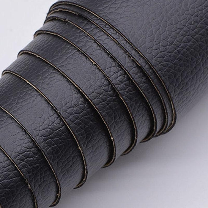 Luxurious Litchi Faux Leather Upholstery Repair Patches - 20x30cm