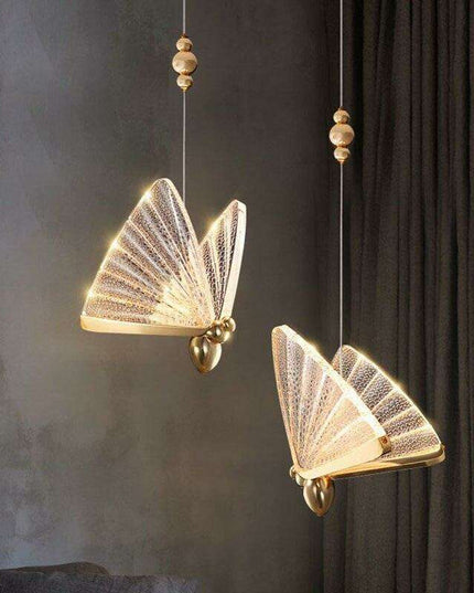 Enchanting Butterfly LED Pendant Lights - Elegant Illumination for Stylish Home Decor