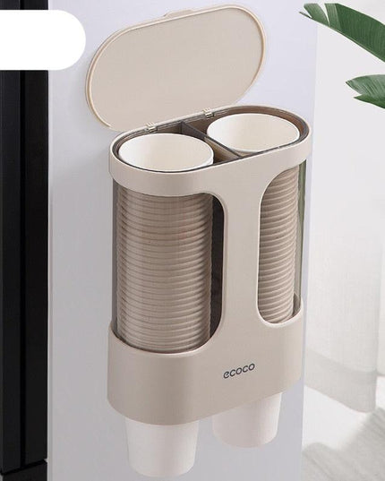 Suction Cup Mounted Cup Holder Organizer