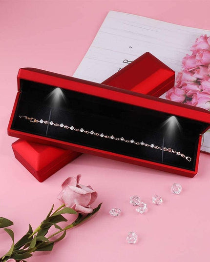 Elegant LED Jewelry Presentation Box: Illuminate and Showcase Your Precious Accessories