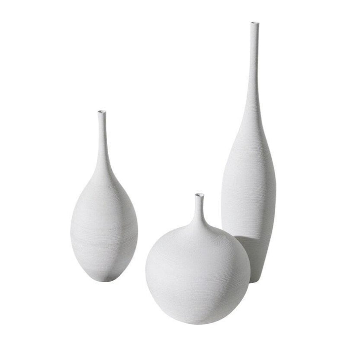 Scandinavian Minimalistic Ceramic Zen Vase for Home Decor